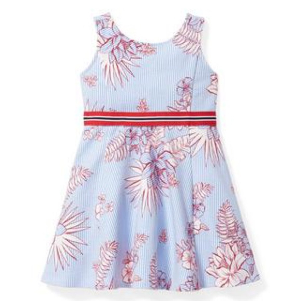 Janie and Jack Floral Stripe Dress